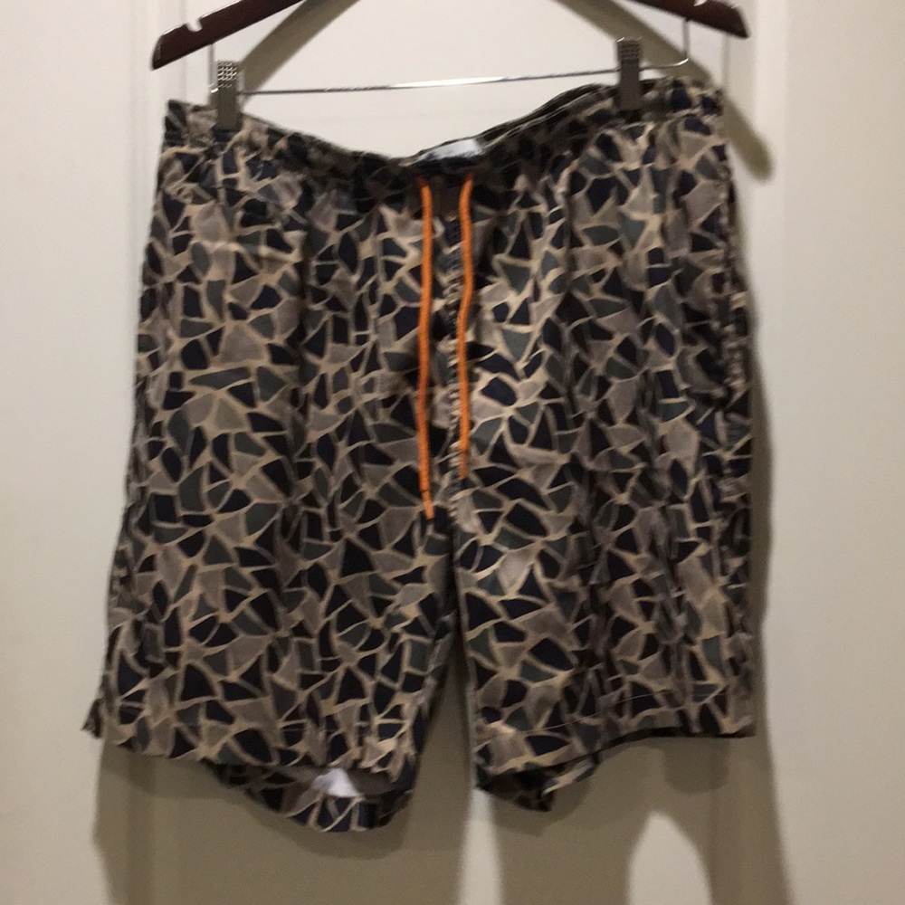 Trunks Surf & Swim Co. mens elastic drawstring bathing suit/swim trunks size XXL
